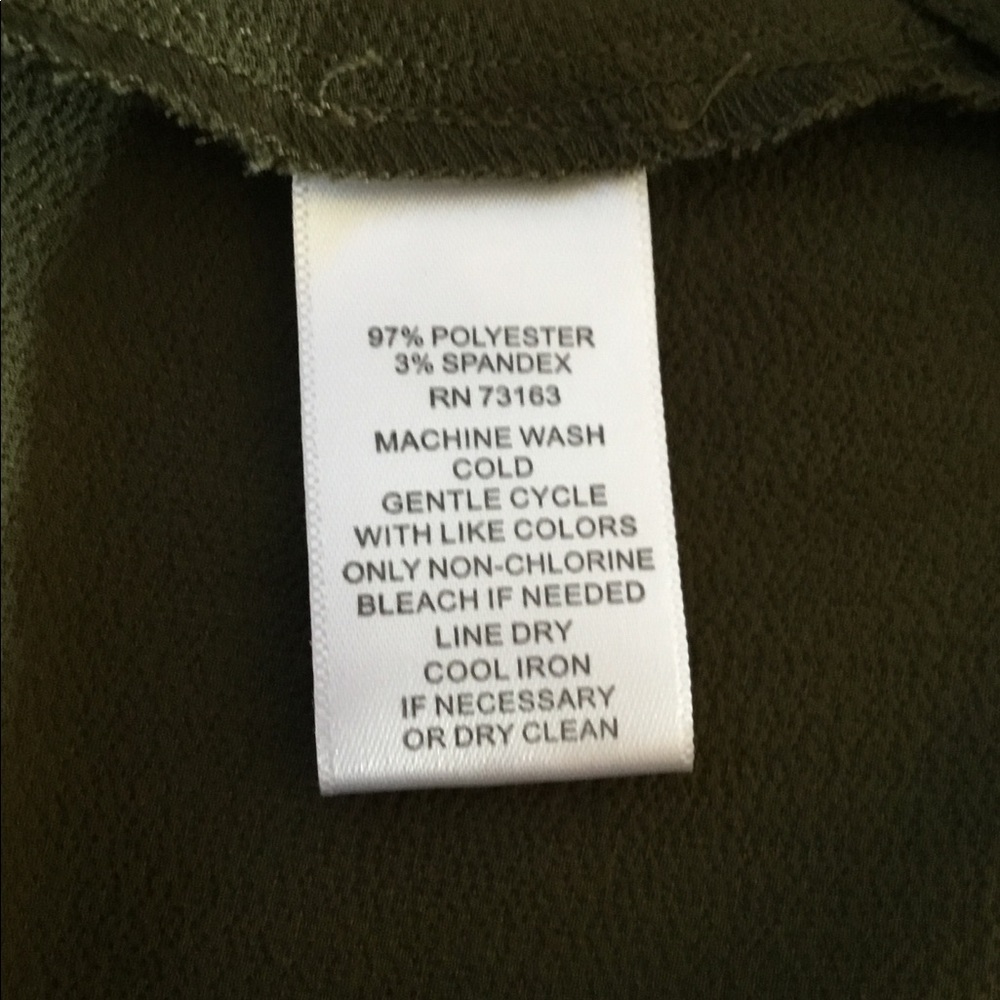 Spense Olive Green Sleeveless Top - Picture 4 of 4